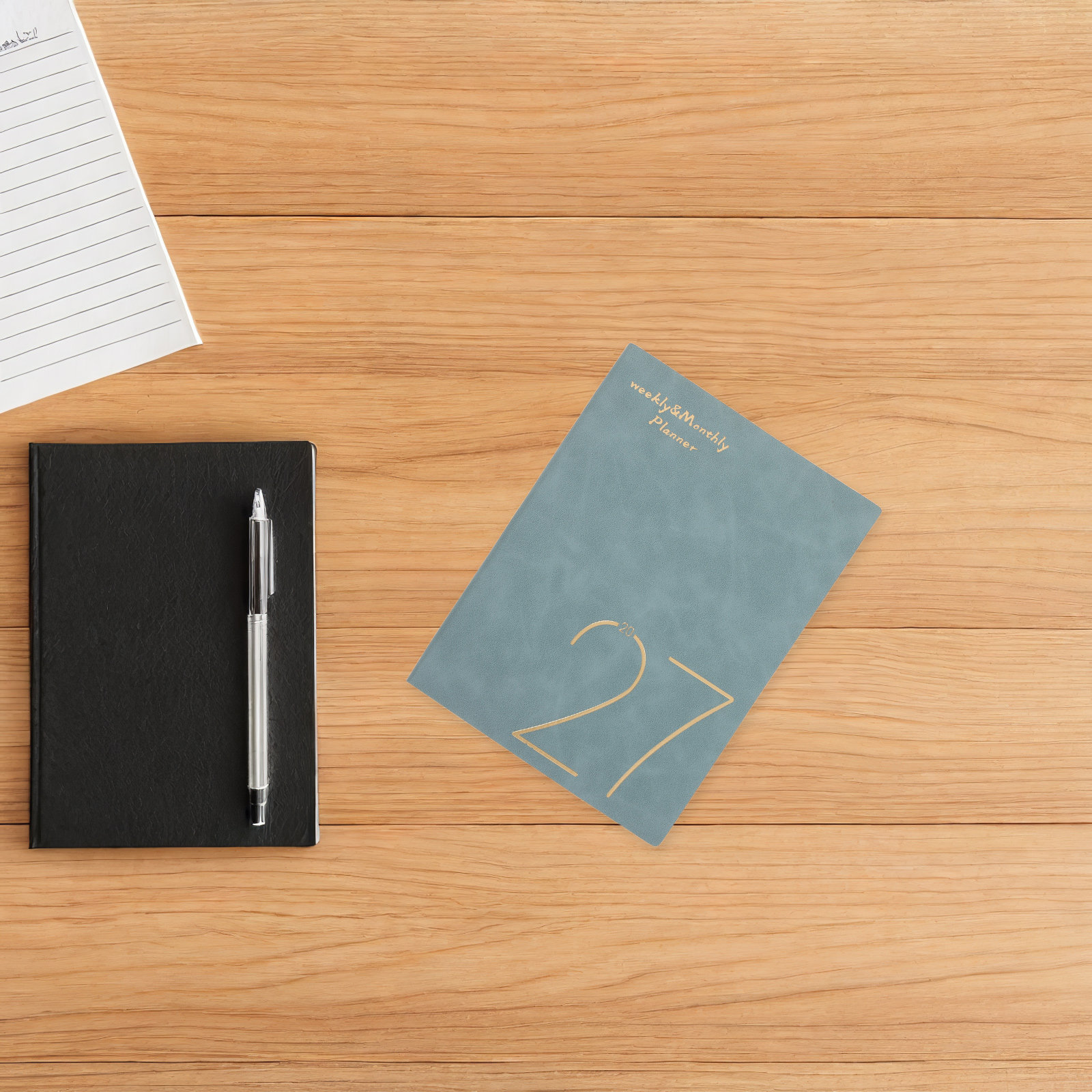 A5 Spiral Dotted Grid Notebook - 2027년 주간/월간 플래너 노트, A5 사이즈,