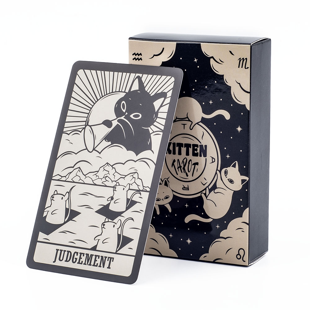 새끼 고양이 타로 데크 78Pcs 초보자를위한 귀여운  - Tarot Deck With Guidebook 리뷰 및 가격