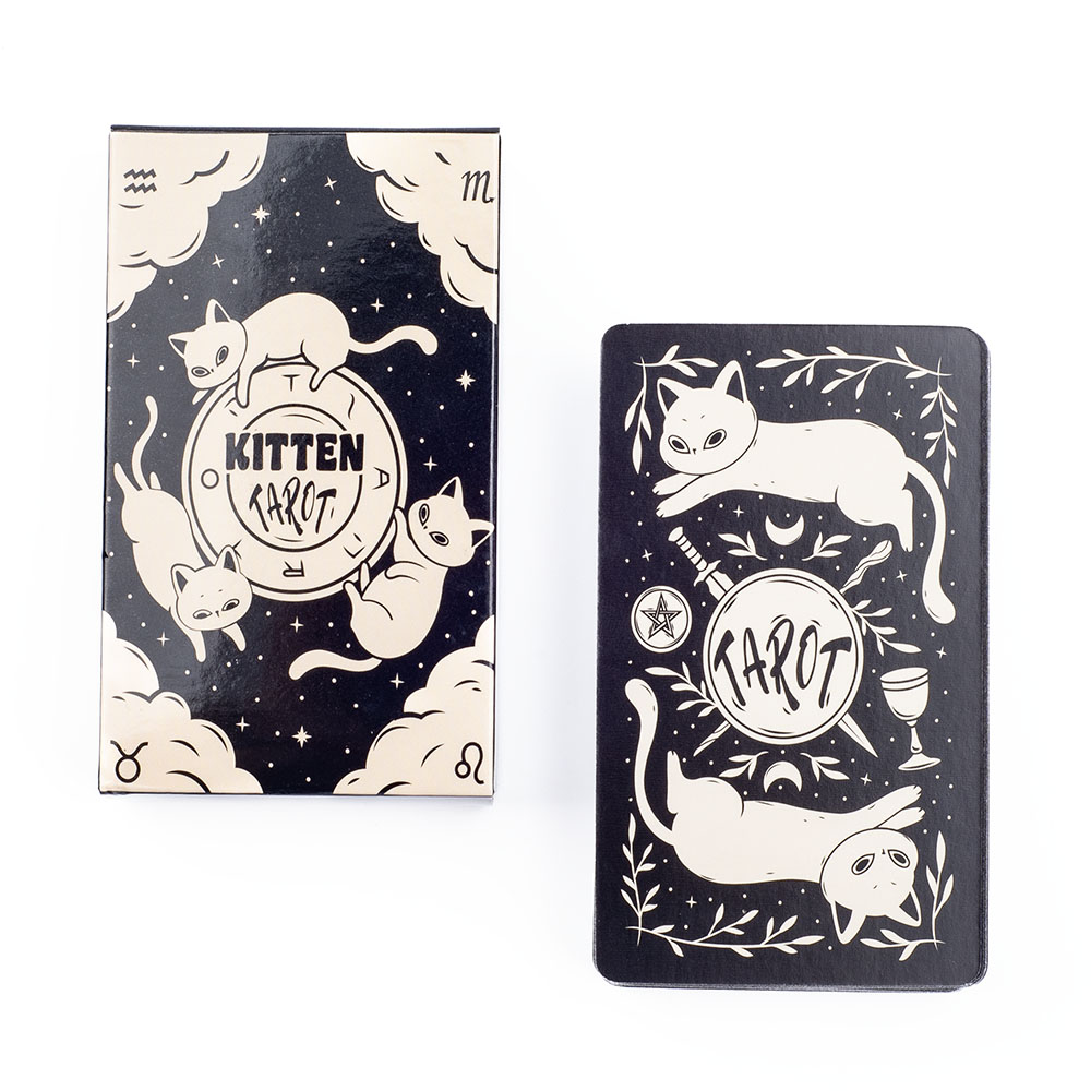 새끼 고양이 타로 데크 78Pcs 초보자를위한 귀여운  - Tarot Deck With Guidebook 리뷰 및 가격