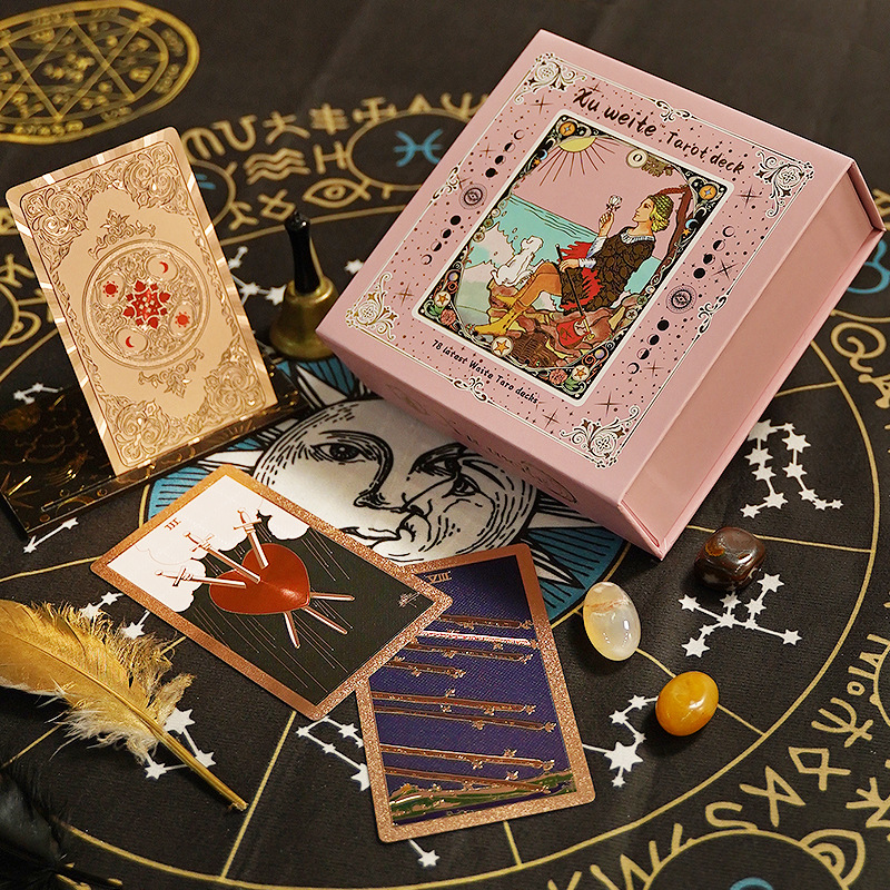 12*7cm 클래식 타로 카드, 핑크 박스, PVC 방 - Tarot Deck With Guidebook 리뷰 및 가격