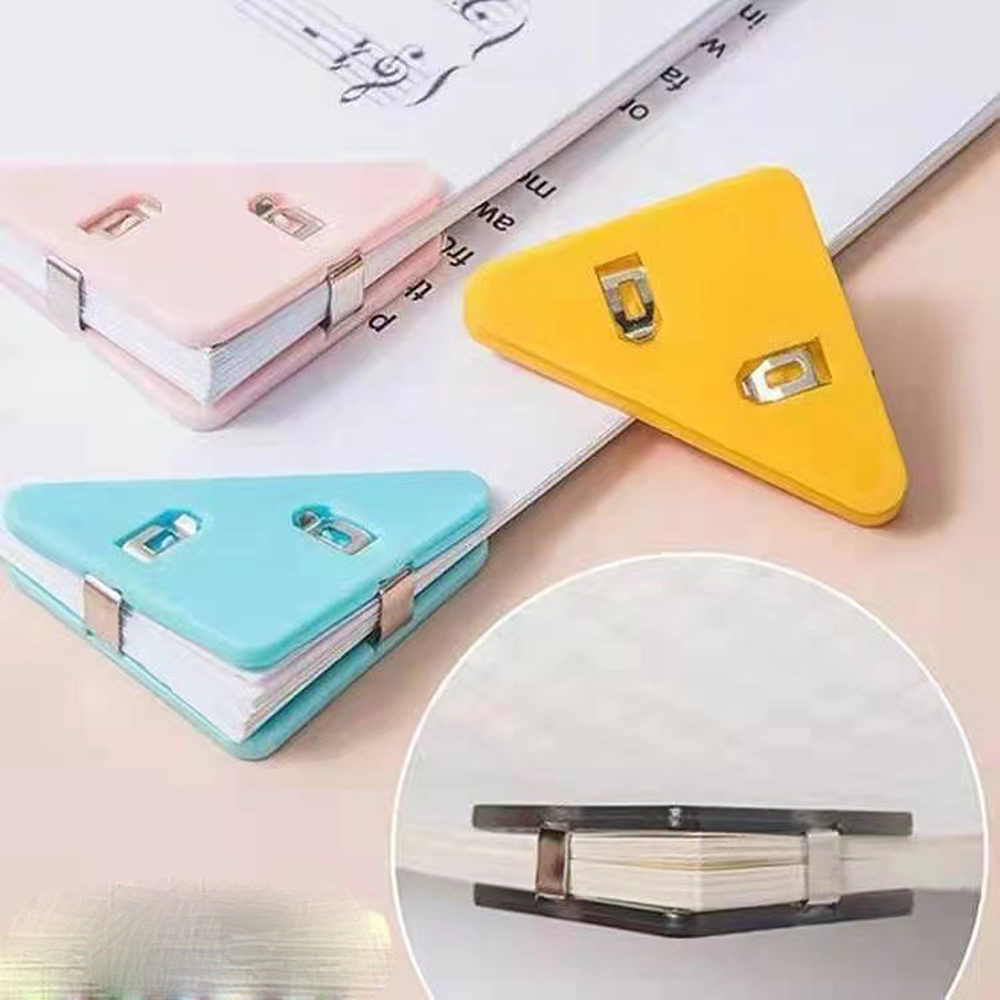 30Pcs 크리 에이 티브 삼각형 클립 빌 클립 책 종 - Stationery Books 리뷰 및 가격