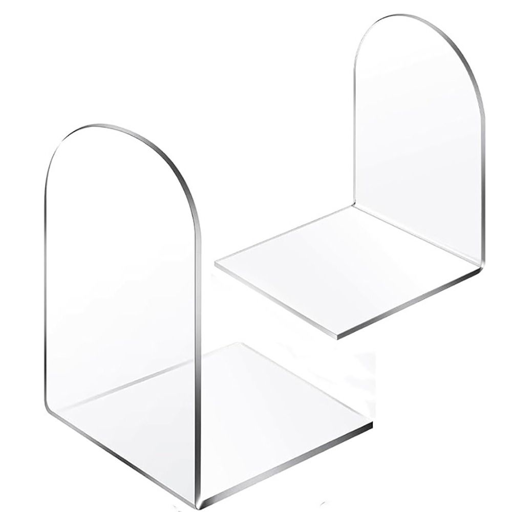 책장용 아크릴 북엔드 북엔드 미끄럼 방지 북엔드 학교  - Clear Acrylic Book Stand Holder 리뷰 및 가격