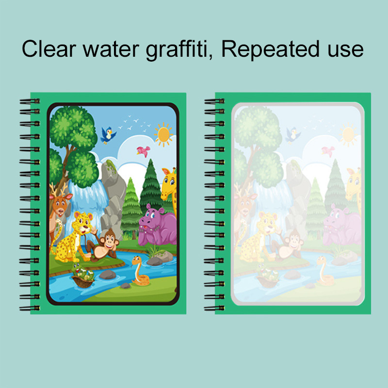 펜이 포함된 마법의 물 그림책 파티 선물 축제 모임 손 - Reusable Water Magic Coloring Book 리뷰 및 가격