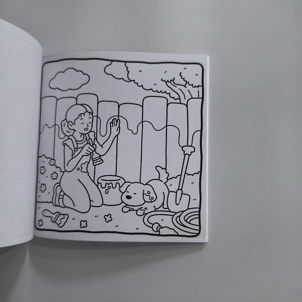 소녀들의 순간들 성인을 위한 귀엽고 편안한 컬러링북 스 - Adult Coloring Book Stress Relief 리뷰 및 가격