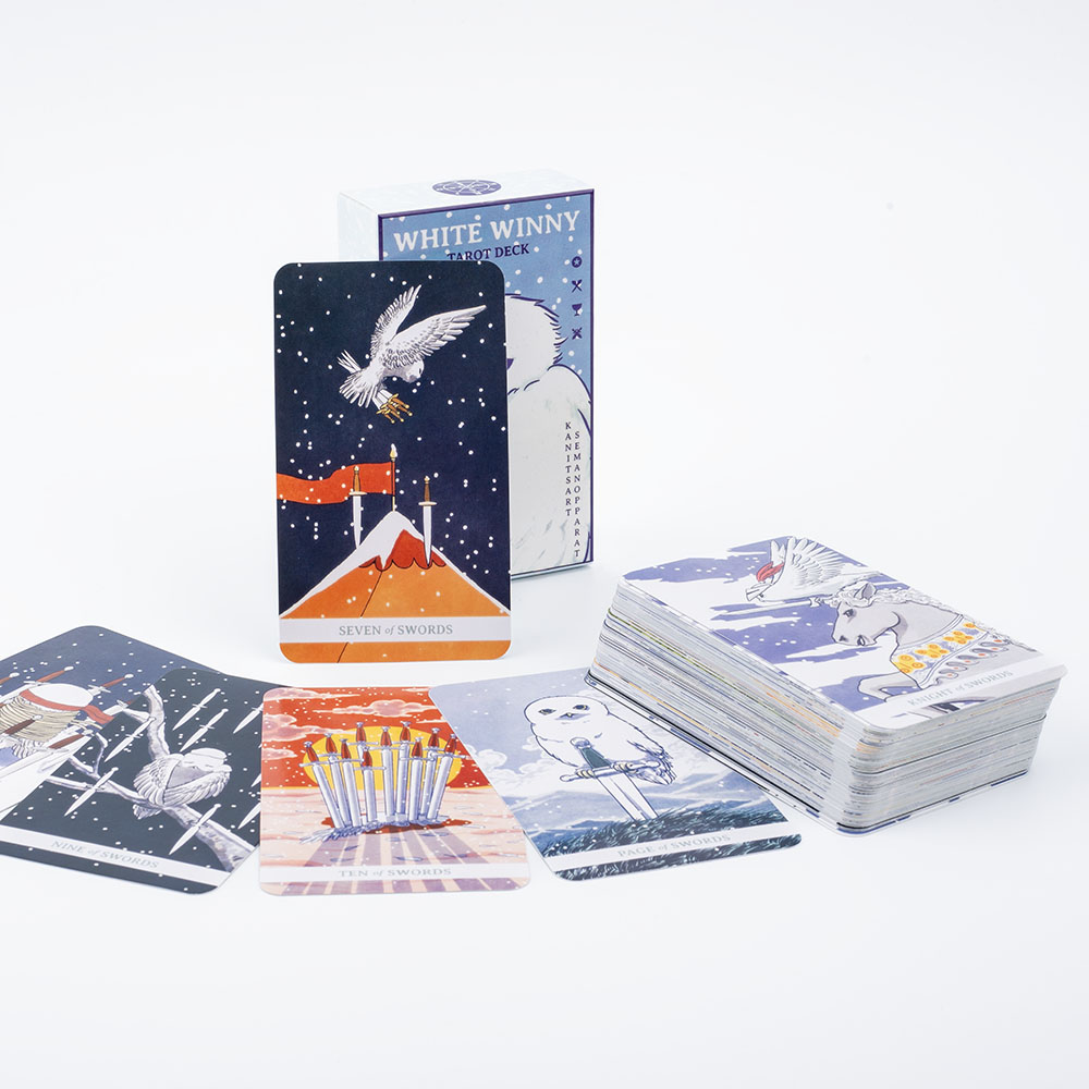 White Winny Tarot 영어 버전 80 카드  - Tarot Deck With Guidebook 리뷰 및 가격
