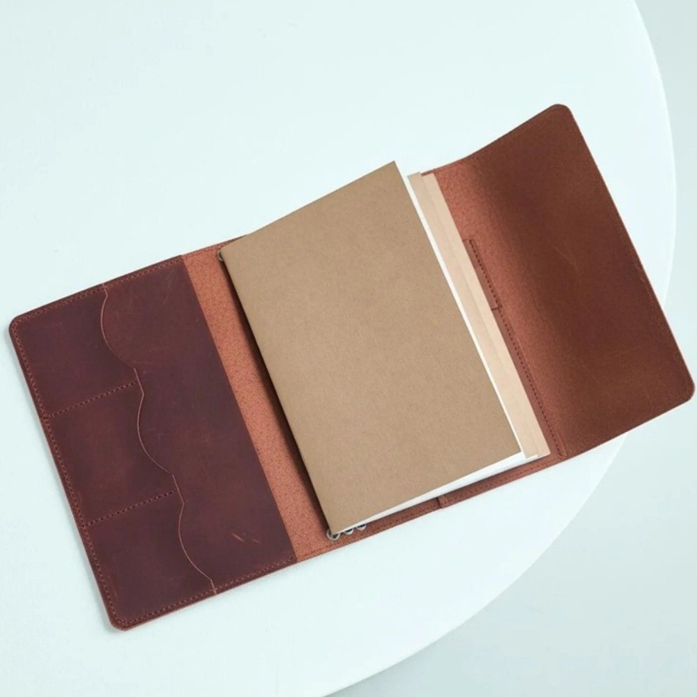 빈티지 A5 노트북 오거나이저 루즈리프 컴팩트 노트북  - Vintage Leather Journal Notebook 리뷰 및 가격