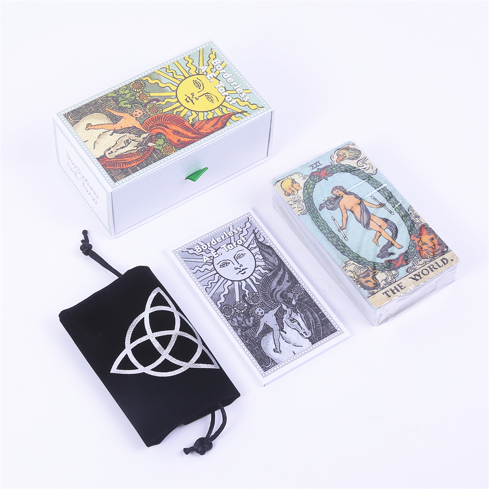 12*7cm 경계선 없는 A.E. 슬라이딩 리지드 선물 - Tarot Deck With Guidebook 리뷰 및 가격