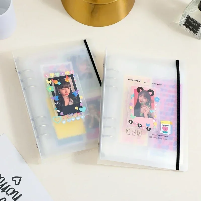 사진을위한 A5 포토 카드 홀더 앨범 바운드 포토 카드 - Kpop Photo Card Binder 3 Inch 리뷰 및 가격